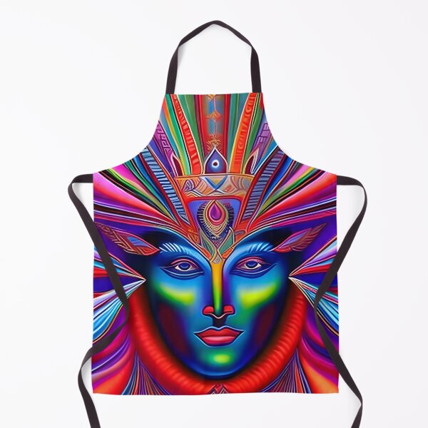 Item preview, New World Gods (28) - Mesoamerican Inspired Psychedelic Art designed and sold by TheThirdEye.