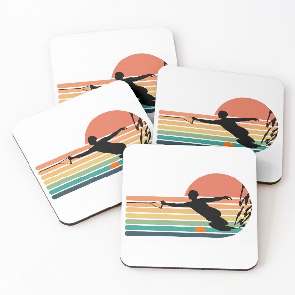 Item preview,  Water Ski Slalom Skier Sticker Decal designed and sold by HatzicTshirts.