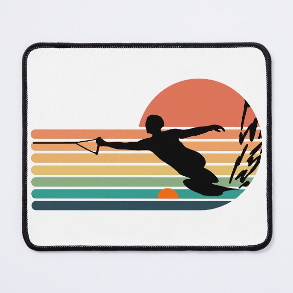 Item preview, Water Ski Slalom Skier Sticker Decal designed and sold by HatzicTshirts.