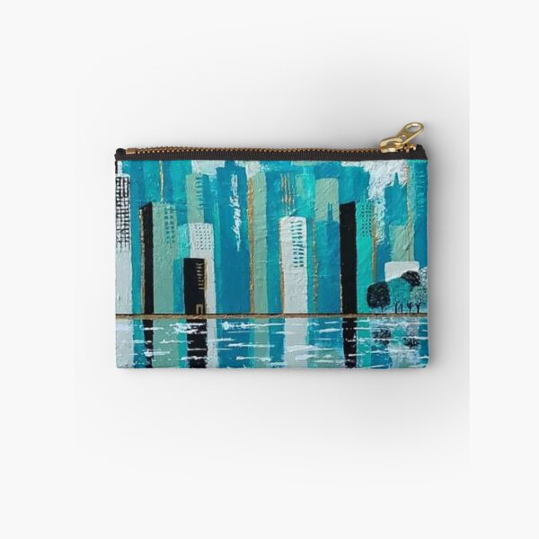 Item preview, Abstract City Original Painting  designed and sold by RagWeasel.