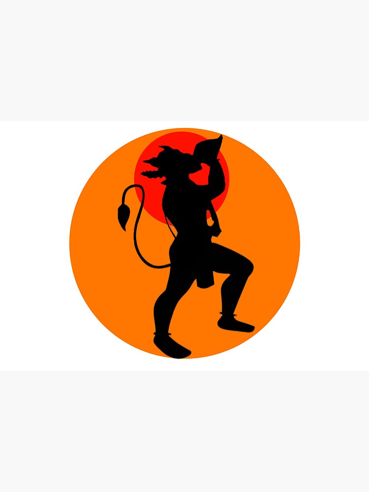 Panchmukhi Hanuman Logo Stickers Pack of 3 : Amazon.in: Office Products