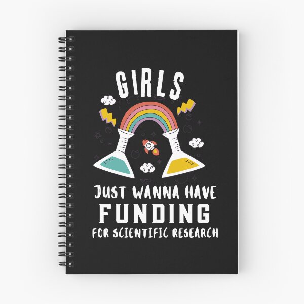 Item preview, Girls Just wanna have Funds for Scientific Research Funny Typography Quote designed and sold by thedazzlingmonk.