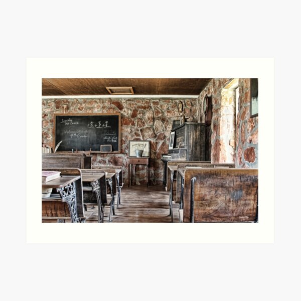One Room School House Art Print