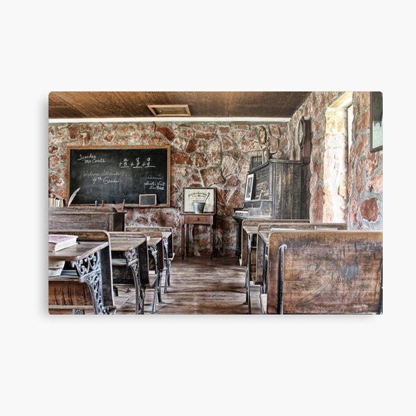One Room School House Metal Print
