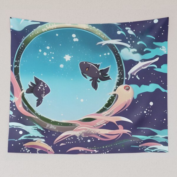 Item preview, Two Fish designed and sold by blakcirclegirl.