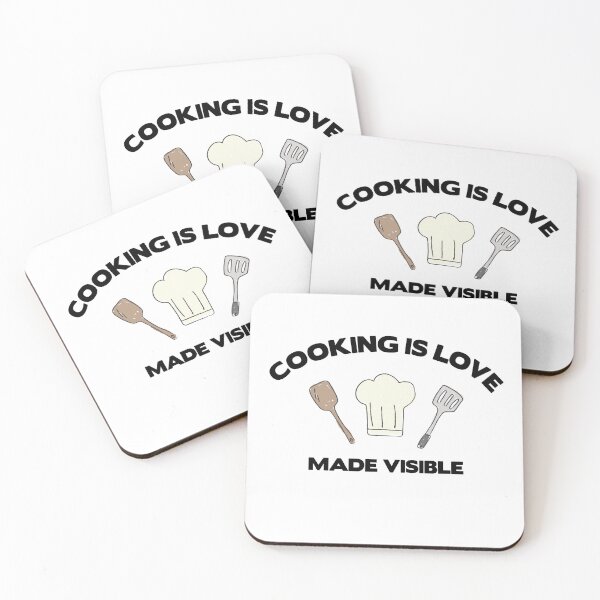 Item preview, Cooking is love made visible designed and sold by stripedcarpet.