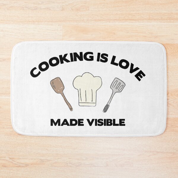 Item preview, Cooking is love made visible designed and sold by stripedcarpet.
