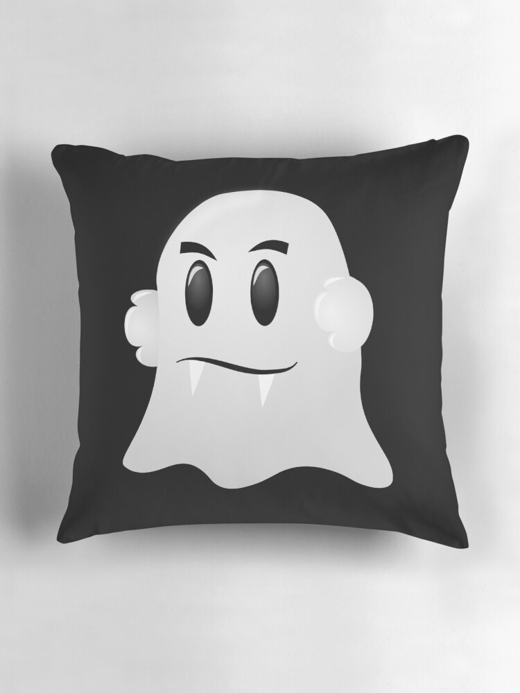 Cute Ghost Emoji Pillow