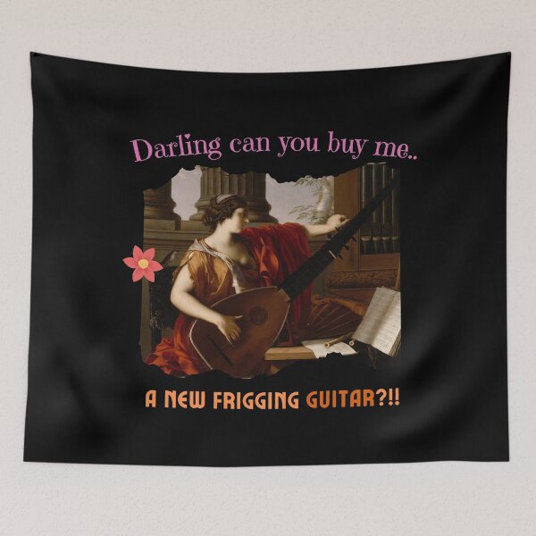 Item preview, Guitar Loyalty Program (in black) designed and sold by CosmicStory.