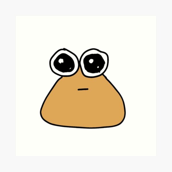 Pou Meme Stickers for Sale