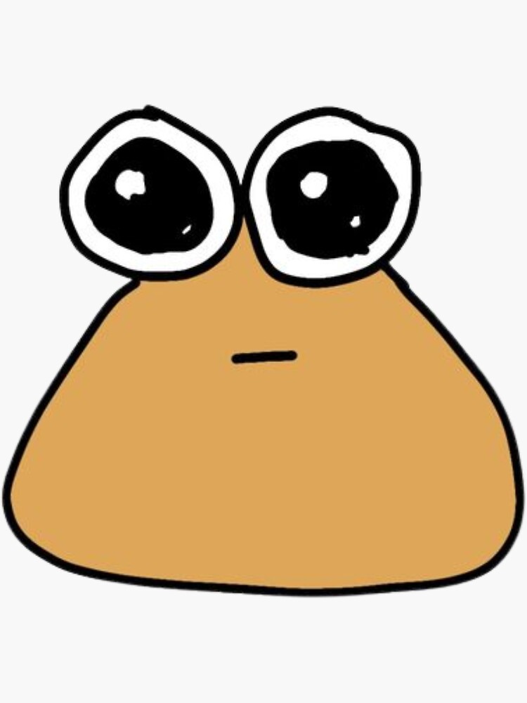 Pou Meme Sticker for Sale by tttatia