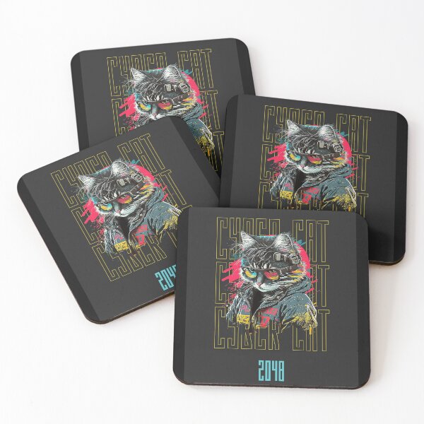Item preview, Cyber Cat: The Futuristic Feline T-Shirt" designed and sold by T3goods.