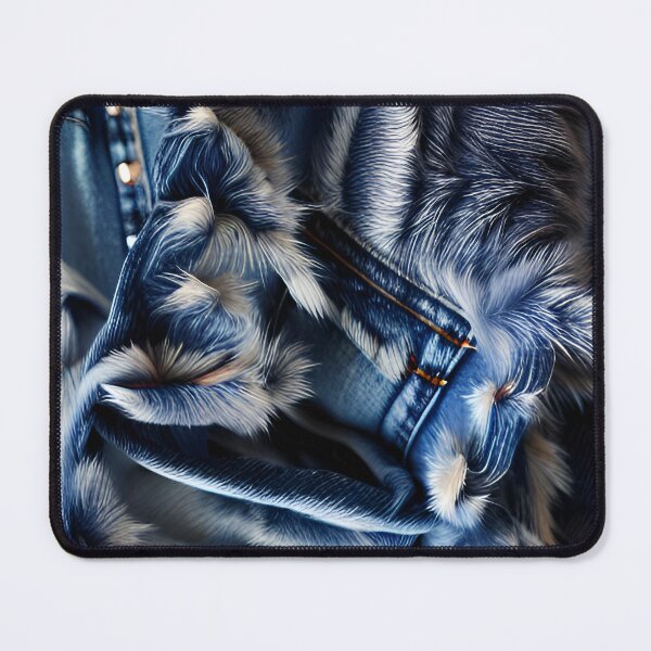 Item preview, Blue Denim Fur designed and sold by Demetria Matthews.
