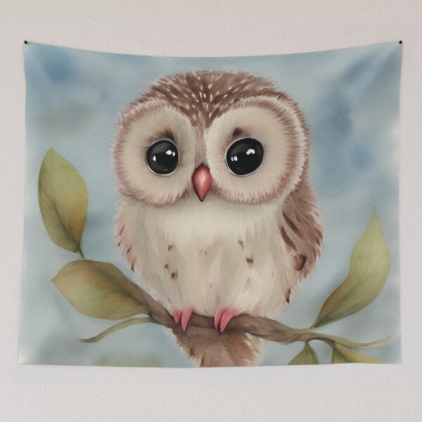 Item preview, Cute Owl Art 1 designed and sold by cutiepeaupies.
