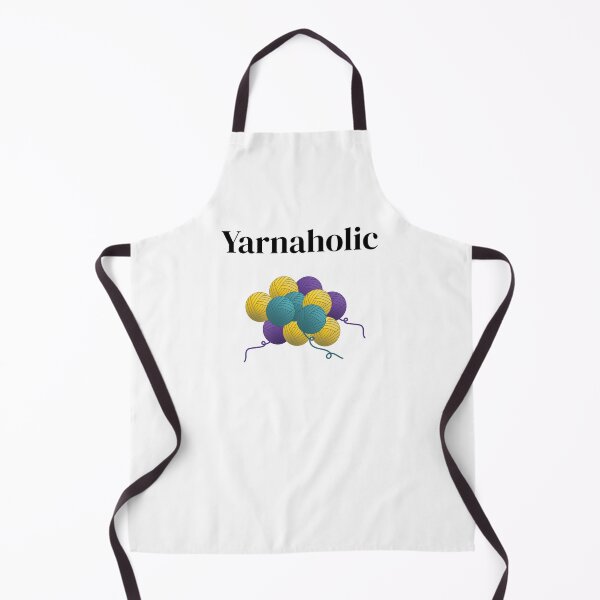 Item preview, Yarnaholic funny text design for crocheters, knitters designed and sold by wondertree.