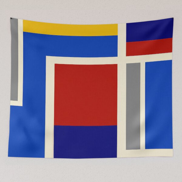 Item preview, 'Geometric Boxes' Design - Abstract Modern Art designed and sold by abstract-modern.