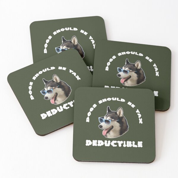 Item preview, Dogs Should Be Tax Deductible designed and sold by DFY-studio.
