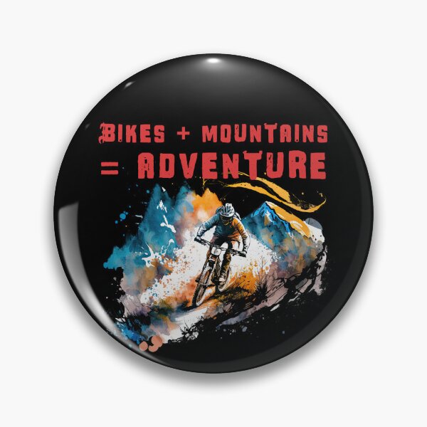 Item preview, Experience the Thrill of Adventure with our Bikes + Mountains Collection! designed and sold by ThePurpleMelon.