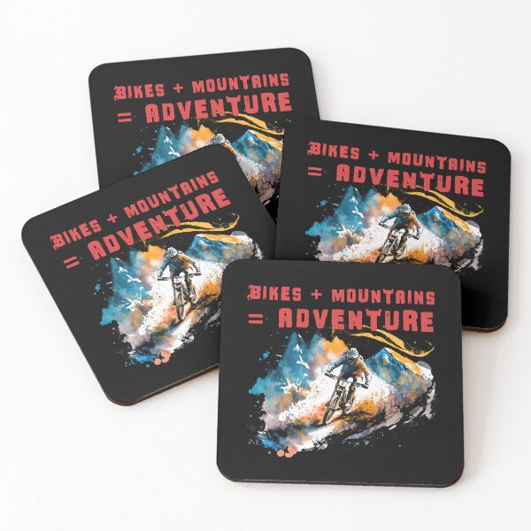 Item preview, Experience the Thrill of Adventure with our Bikes + Mountains Collection! designed and sold by ThePurpleMelon.