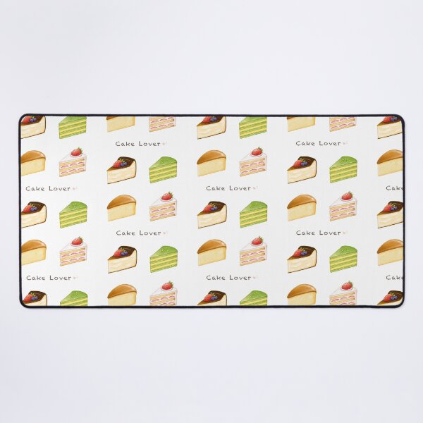 Item preview, Cake Lover 蛋糕插畫系列 - Assorted Dessert Illustration 巴斯克乳酪蛋糕 / 草莓蛋糕 / 香蘭糕 / 台式古早味蛋糕 designed and sold by Rose Chiu.