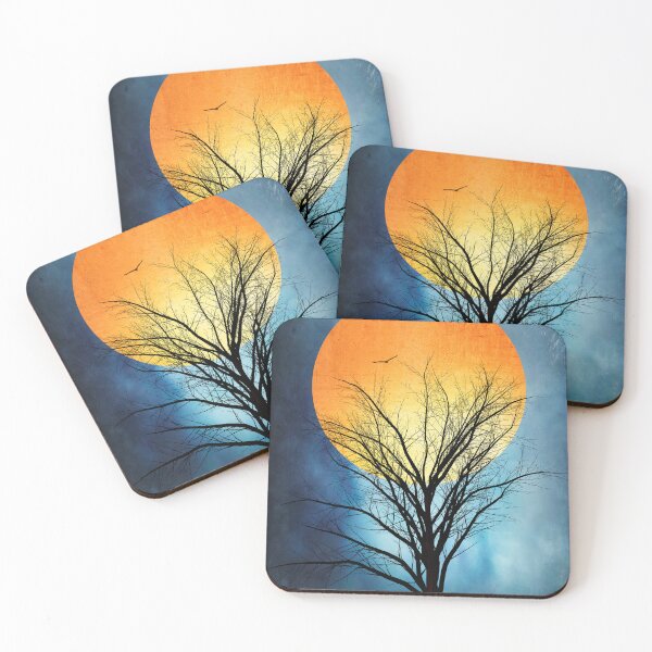 Item preview, Golden Sunset Illustration designed and sold by Dyrk Wyst Redbubble Shop.