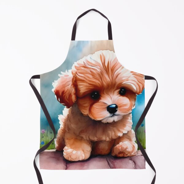 Item preview, Cute Maltipoo Puppy Art 2 designed and sold by cutiepeaupies.