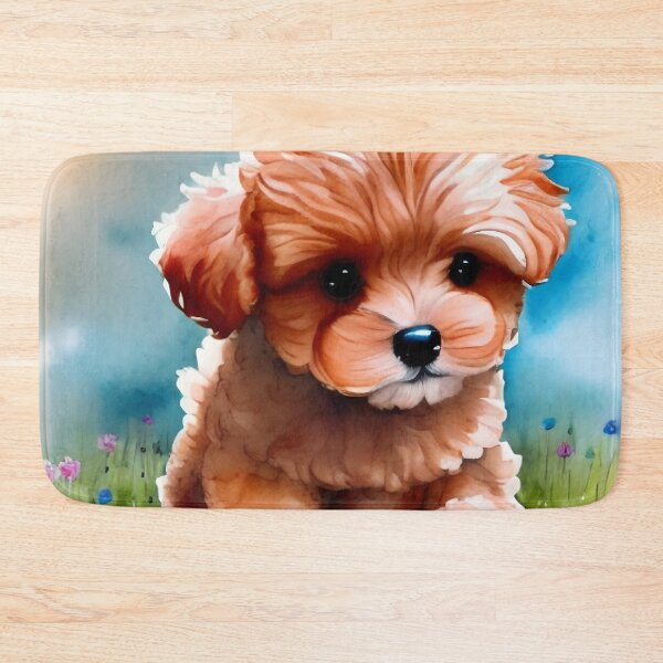 Item preview, Cute Maltipoo Puppy Art 2 designed and sold by cutiepeaupies.