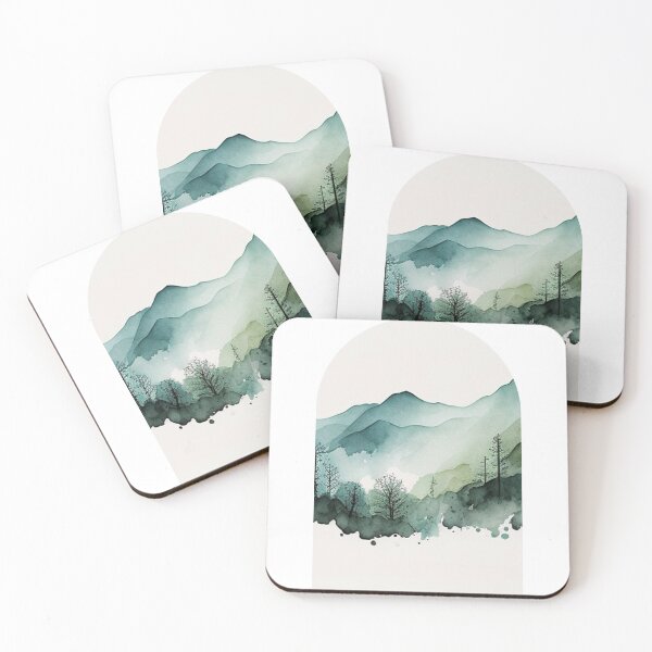 Item preview, Great Smoky Mountains National Park Boho Watercolor Arch designed and sold by PikoApparel.