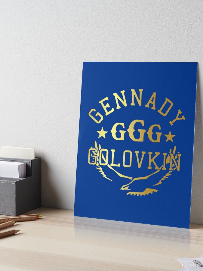 gennady golovkin Triple G GGG Art Board Print for Sale by Animob