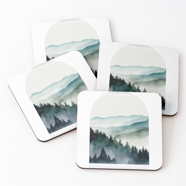 Item preview, Great Smoky Mountains National Park Boho Watercolor Arch designed and sold by PikoApparel.