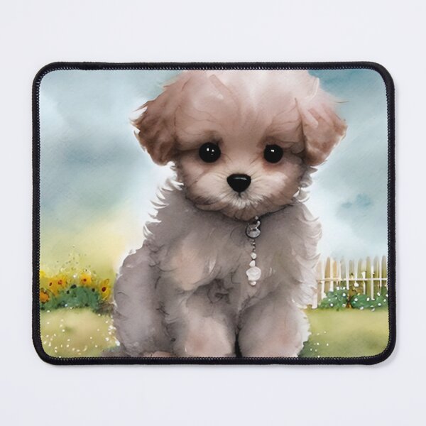 Item preview, Cute Maltipoo Puppy Art 3 designed and sold by cutiepeaupies.