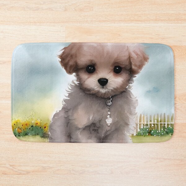 Item preview, Cute Maltipoo Puppy Art 3 designed and sold by cutiepeaupies.