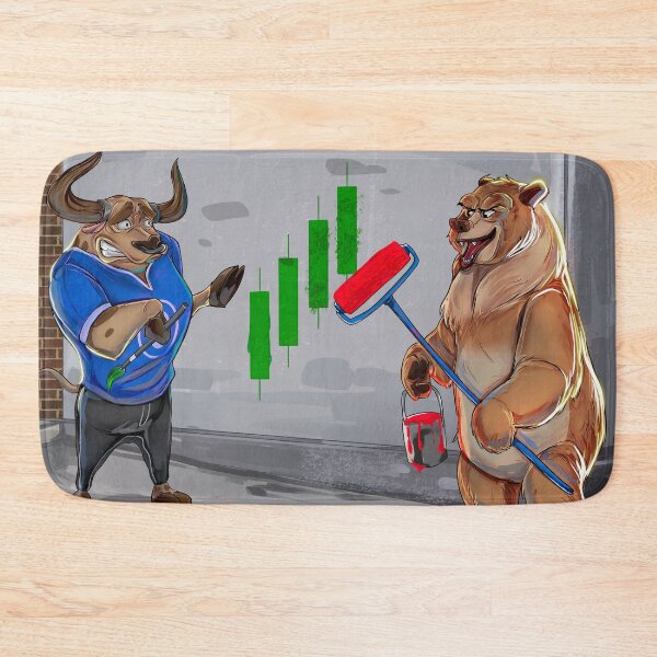 Item preview, Bear Market Stock Market Candlestick Trading designed and sold by ArtfulAmbitions.