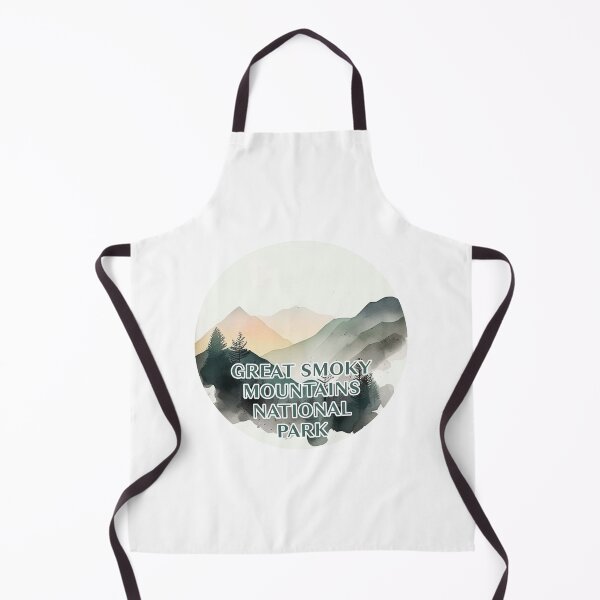 Item preview, Great Smoky Mountains National Park Boho Watercolor Circle designed and sold by PikoApparel.