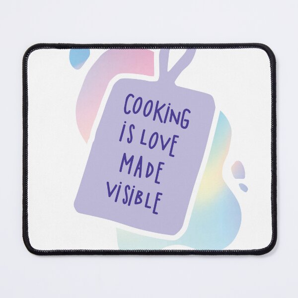Item preview, Cooking is love made visible designed and sold by stripedcarpet.