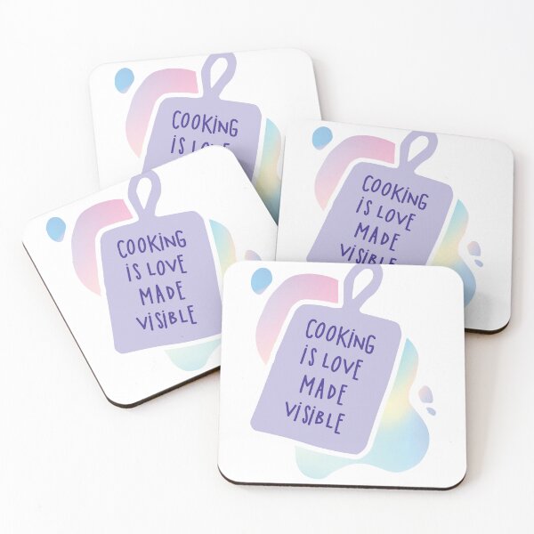 Item preview, Cooking is love made visible designed and sold by stripedcarpet.