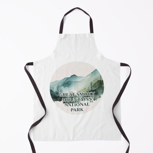 Item preview, Great Smoky Mountains National Park Boho Watercolor Circle designed and sold by PikoApparel.