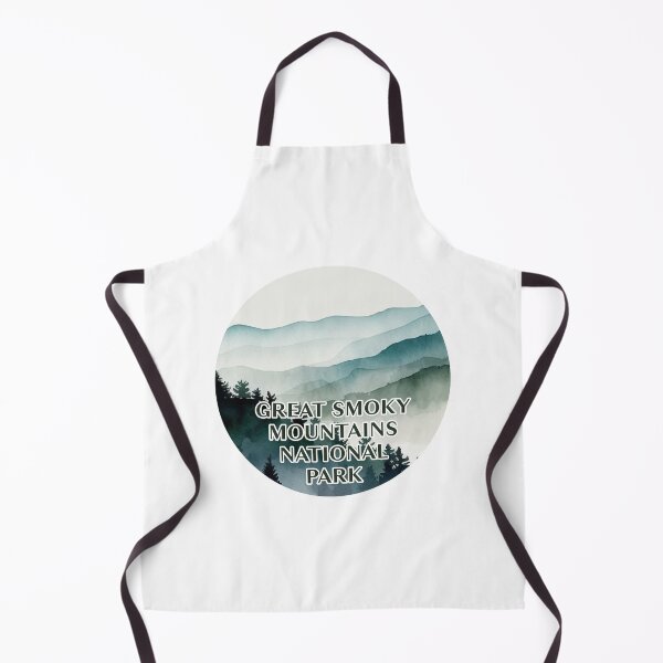 Item preview, Great Smoky Mountains National Park Boho Watercolor Circle designed and sold by PikoApparel.