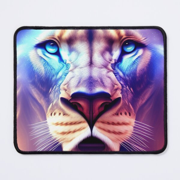 Item preview, Fantasy lion portrait designed and sold by stereonut.
