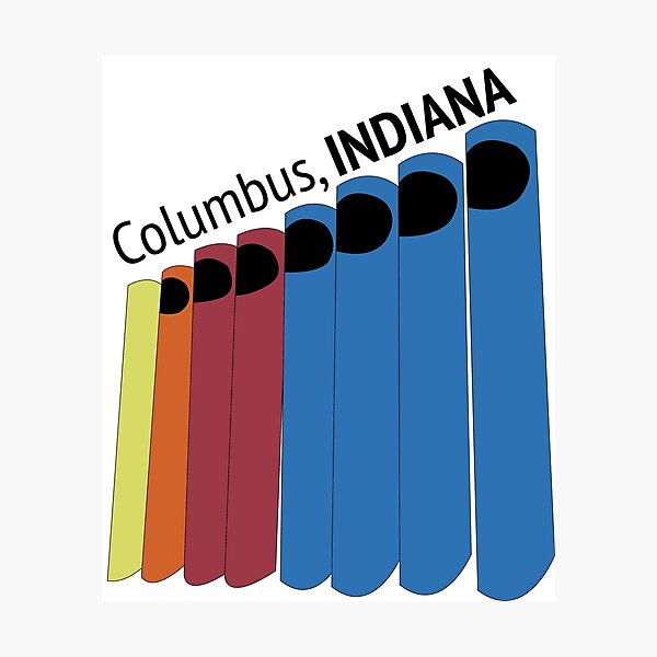 Columbus, IN Architecture Photographic Print