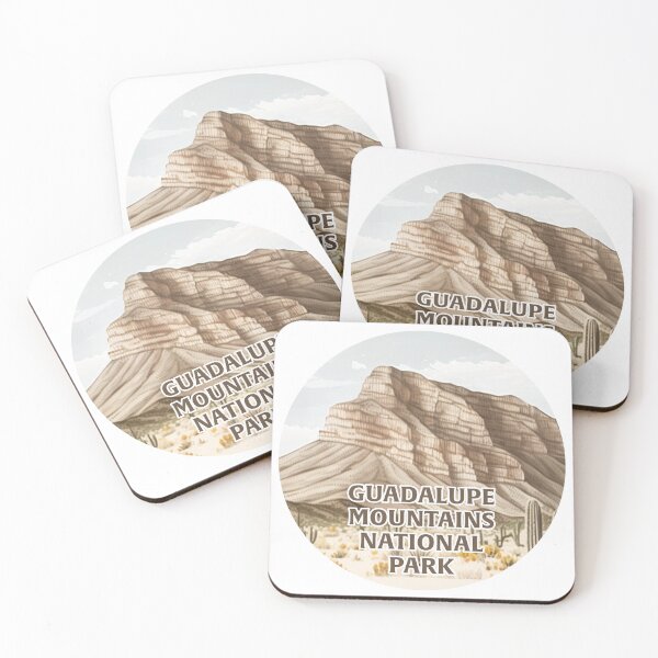 Item preview, Guadalupe Mountains National Park Boho Watercolor Circle designed and sold by PikoApparel.