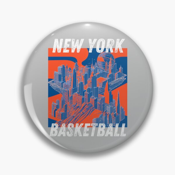 Aperçu de l'œuvre Graphique d'horizon de basket-ball de New York City créée et vendue par GleamingGiant.