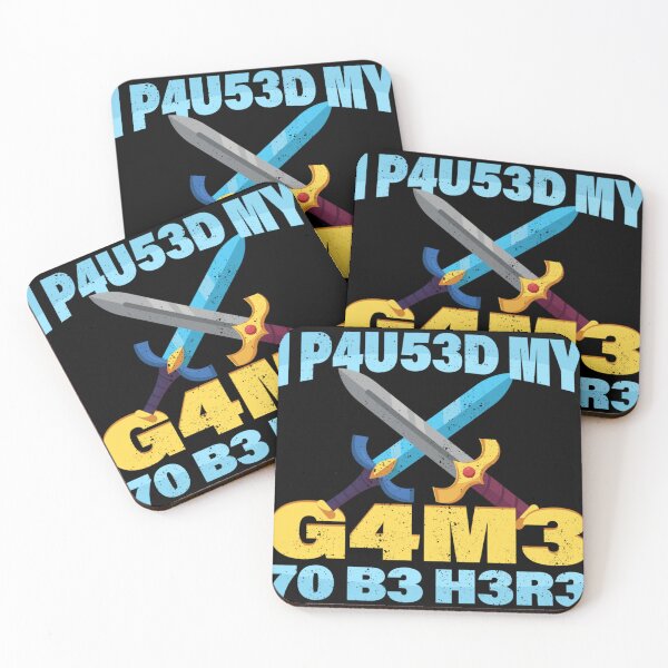 Item preview, I Paused My Game To Be Here MMO RPG Gift  designed and sold by Keycapkk.