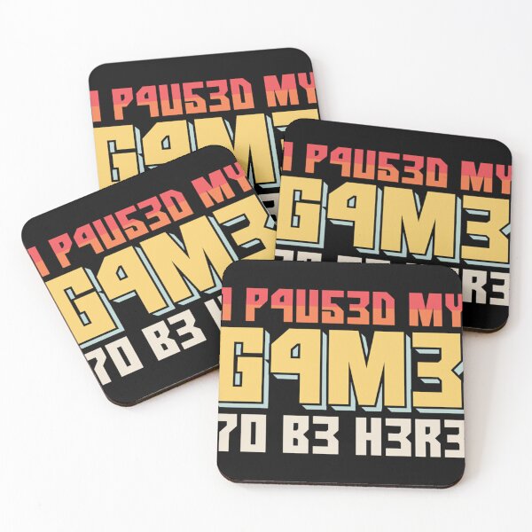 Item preview, I Paused My Game To Be Here Retro Gamer Gift   designed and sold by Keycapkk.