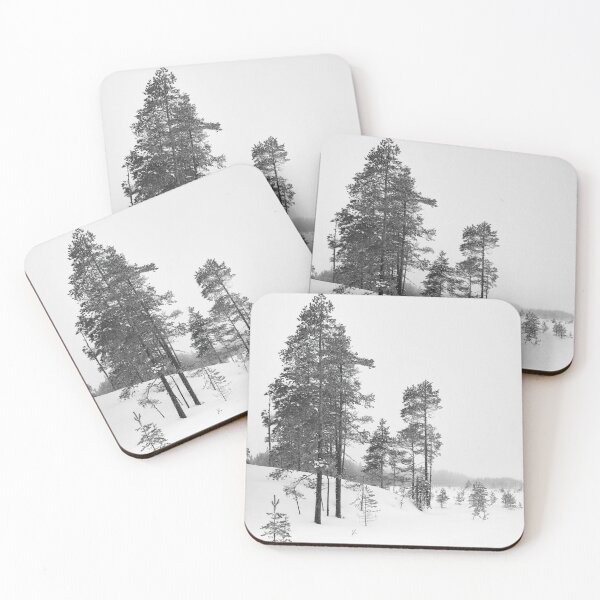 Item preview, Siikaneva winterscene bw designed and sold by Jouko Lehto Photography.