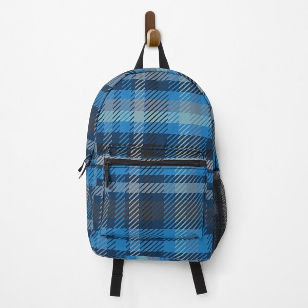 Item preview, Dark Blue and Light Blue Plaid Pattern Tartan designed and sold by Apkdesigner.