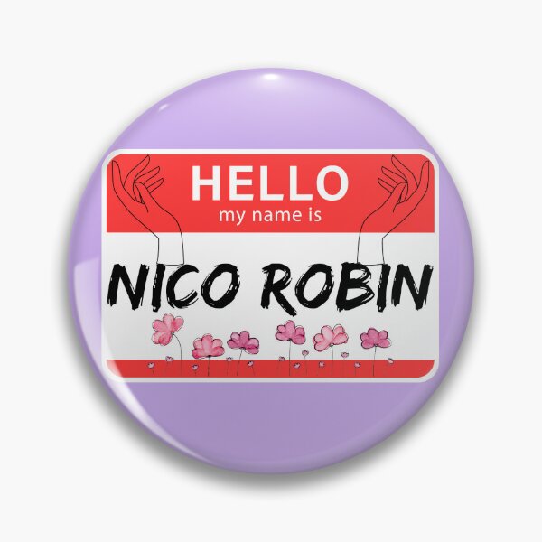 Artikelvorschau, Hallo, mein Name ist Nico Robin entworfen und verkauft von lvstarrynight.