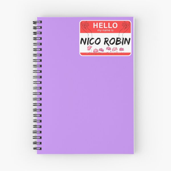 Artikelvorschau, Hallo, mein Name ist Nico Robin entworfen und verkauft von lvstarrynight.