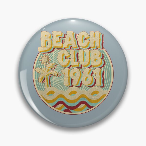Item preview, vintage retro beach club 70s 1961 with spirale turqoise designed and sold by lordcobra.