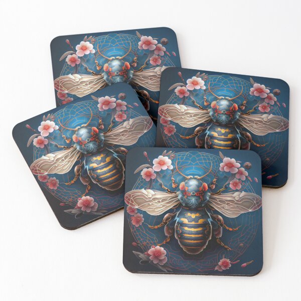 Item preview, Colorful bee tapestry designed and sold by Designs by Sean Z.